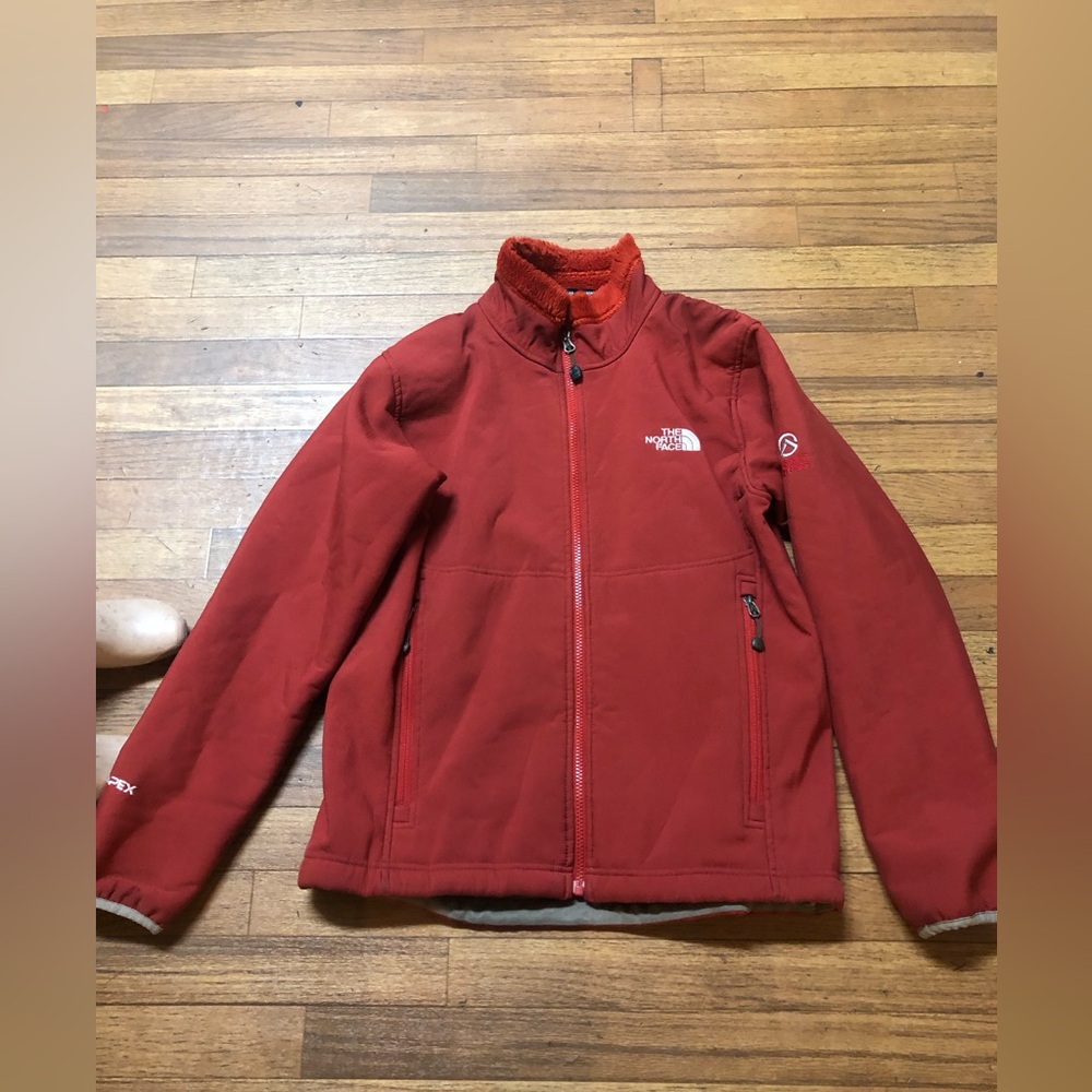 The North Face Apex Softshell Jacket Women's Full Zip Burgundy